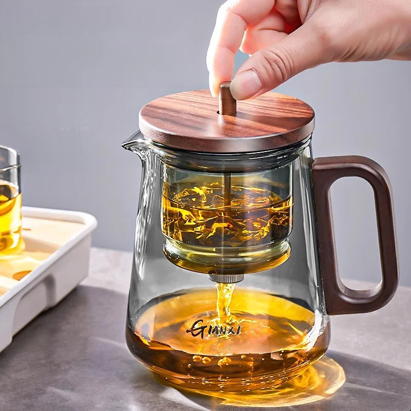 Aurora Glass Teapot