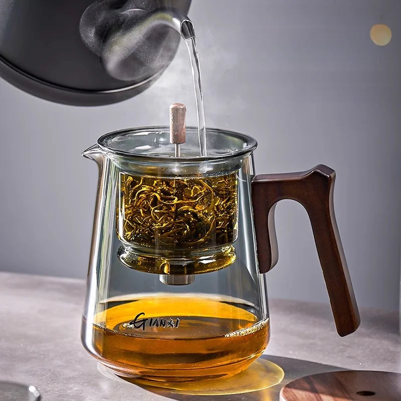 Aurora Glass Teapot