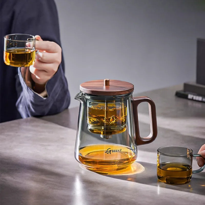Aurora Glass Teapot